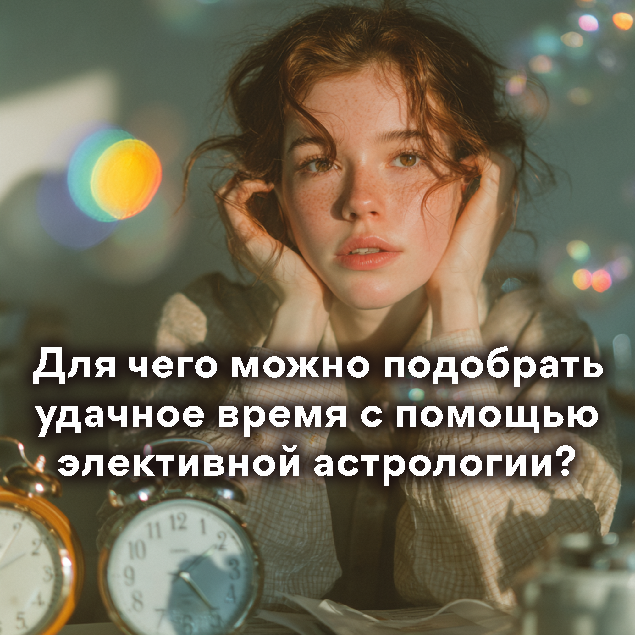 Для чего можно подобрать удачное время с помощью элективной астрологии